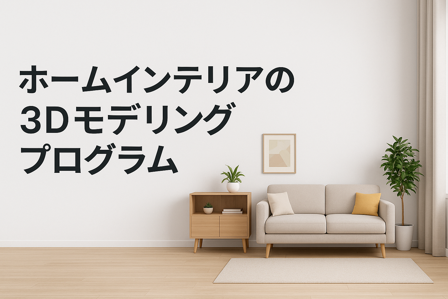 家庭インテリアの3Dモデリングソフトウェアの紹介